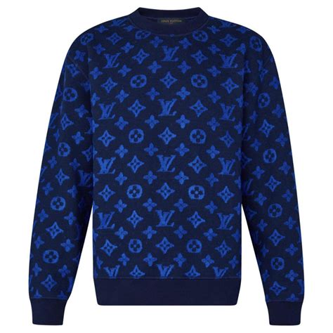 louis vuitton sweater blue|louis vuitton jumper women's.